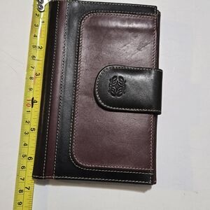 Loewe Black and Brown Wallet